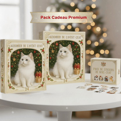 Calendrier de l’Avent Félin à Accrocher – 24 Chats Mignons pour Noël