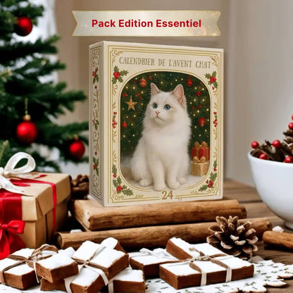 Calendrier de l’Avent Félin à Accrocher – 24 Chats Mignons pour Noël